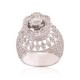 Designer Ring with Certified Diamonds in 18k Yellow Gold - LR1819P